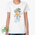 Женская футболка органик