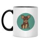 Кружка двухцветная