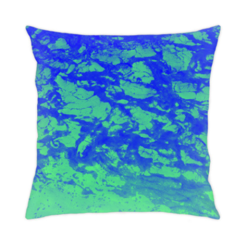 Подушка с принтом Кислотный бриз