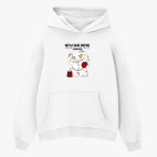 Толстовка худи оверсайз