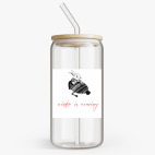 Банка с бамбуковой крышкой