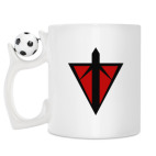 Кружка с футбольным мячиком
