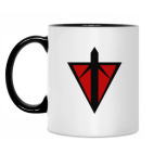 Кружка двухцветная