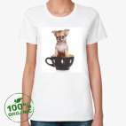 Женская футболка органик