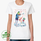 Женская футболка органик