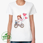 Женская футболка органик