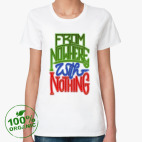 Женская футболка органик