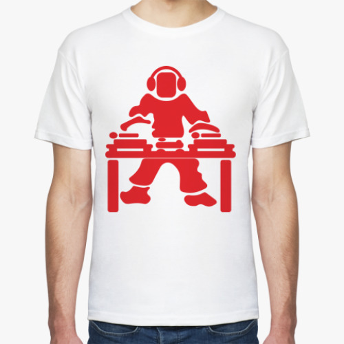 Футболка с принтом DJ