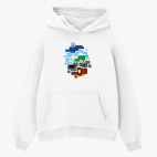 Толстовка худи оверсайз