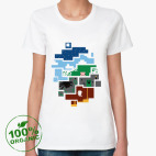 Женская футболка органик