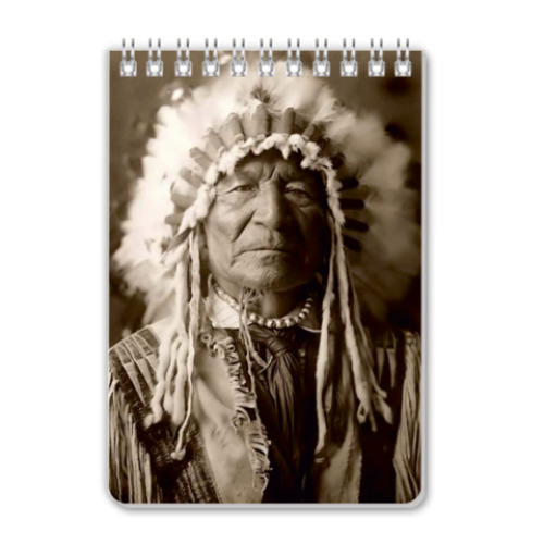 Блокнот с принтом Шаман