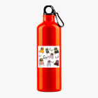 Металлическая бутылка 700 мл UV-DTF