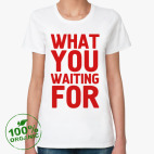 Женская футболка органик