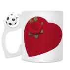 Кружка с футбольным мячиком