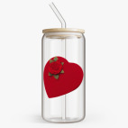 Банка с бамбуковой крышкой