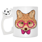 Кружка с футбольным мячиком