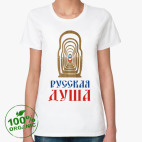 Женская футболка органик