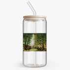 Банка с бамбуковой крышкой