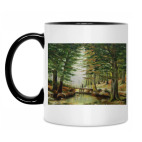 Кружка двухцветная