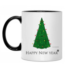 Кружка двухцветная