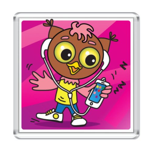 Магнит Совенок