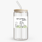 Банка с бамбуковой крышкой