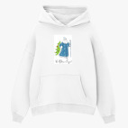 Толстовка худи оверсайз