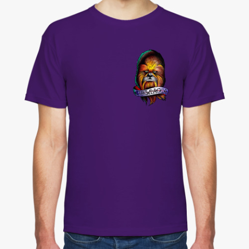 Футболка с принтом CHEWBACCA
