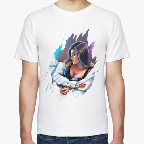 Футболка с принтом Olekseyproduction 'Няша'