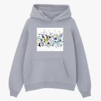 Толстовка худи оверсайз