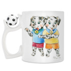 Кружка с футбольным мячиком