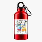 Металлическая бутылка 400 мл UV-DTF