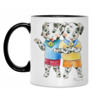 Кружка двухцветная