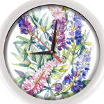 Цветы, люпины, акварель