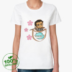 Женская футболка органик