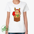 Женская футболка органик