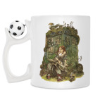 Кружка с футбольным мячиком