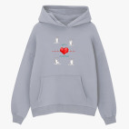 Толстовка худи оверсайз