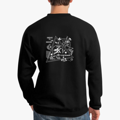 Свитшот с принтом Путевые заметки последнего авантюриста