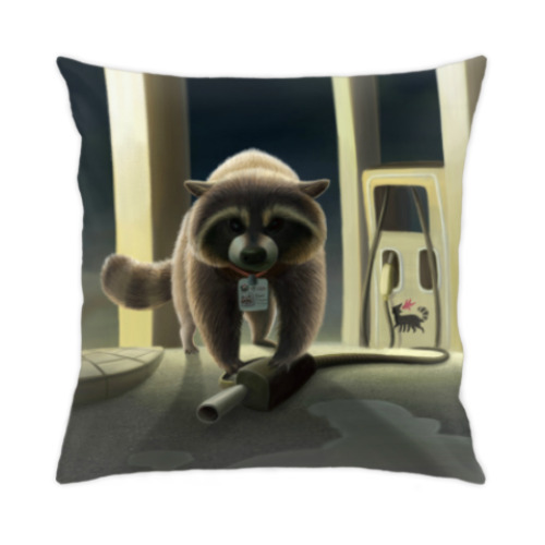 Подушка с принтом Бензинчику?