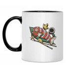 Кружка двухцветная