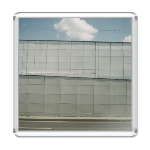 Магнит с принтом silence