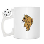 Кружка с футбольным мячиком