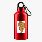 Металлическая бутылка 400 мл UV-DTF