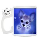 Кружка с футбольным мячиком