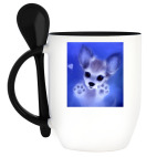 Кружка с ложкой