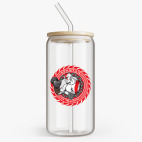 Банка с бамбуковой крышкой