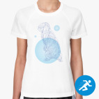 Женская спортивная футболка