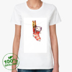 Женская футболка органик