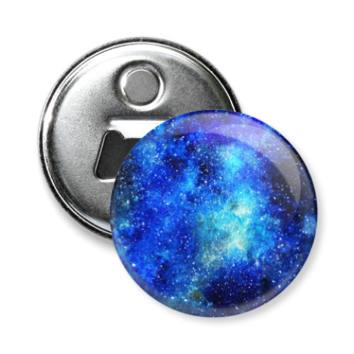 Магнит-открывашка с принтом Космос